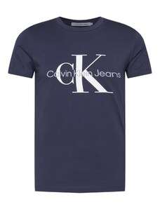 Calvin Klein Jeans Тениска морскосиньо / сиво / бяло