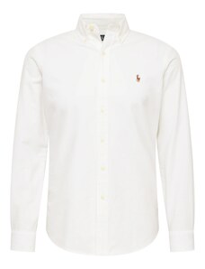 Polo Ralph Lauren Риза кафяво / бяло