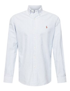 Polo Ralph Lauren Риза светлосиньо / бяло