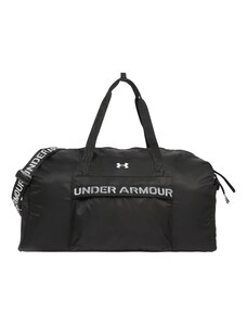UNDER ARMOUR Спортна чанта черно / бяло