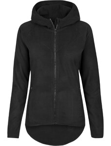 UC Ladies Women's Polar Fleece Zip-Up Hoodie in Black
