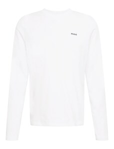 HUGO Тениска 'Derol 222' черно / бяло
