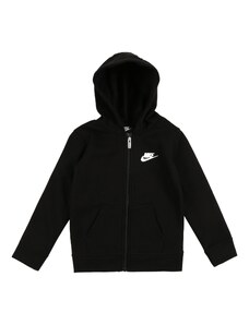 Nike Sportswear Суичъри с качулка 'Club' черно / бяло