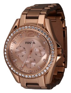 FOSSIL Аналогов часовник 'Riley' розово злато