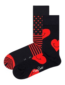 Happy Socks Къси чорапи червено / черно