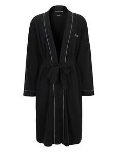 BOSS Orange Дълъг халат за баня 'Kimono' черно / бяло