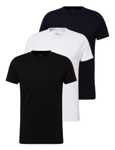 Kronstadt Тениска 'ELON' нейви синьо / черно / бяло