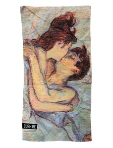 Cush.be Плажна кърпа Целувка на Анри дьо Тулуз-Лотрек