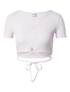 PUMA Тениска светлолилаво / бяло