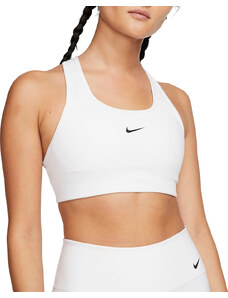 NIKE Спортен сутиен 'NIKE MED NON PAD BRA' бяло / черно 