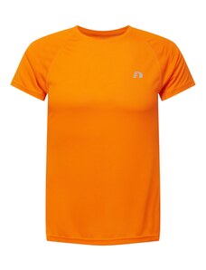 Newline Тениска опушено синьо / неоново оранжево