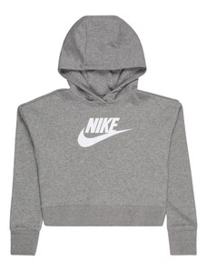 Nike Sportswear Суичър сив меланж / бяло