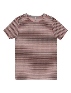 KIDS ONLY Тениска тревнозелено / оранжево-червено / черно / бяло