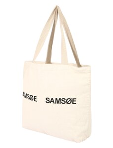 Samsøe Samsøe "Чанта тип ""Shopper""" 'Frinka' черно / естествено бяло