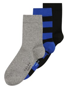 FALKE Къси чорапи синьо / сив меланж / черно