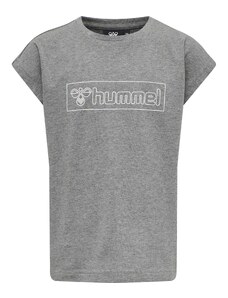 Hummel Тениска сив меланж / бяло