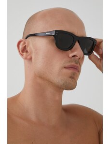 Слънчеви очила Burberry мъжки в черно