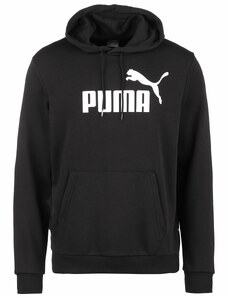 PUMA Спортен блузон 'Essentials' черно / бяло