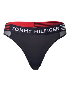 Tommy Hilfiger Underwear Стринг бежово / нейви синьо / червено / бяло