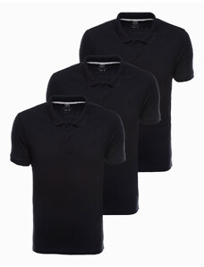 Мъжки тениски с яка Ombre 3 Pack