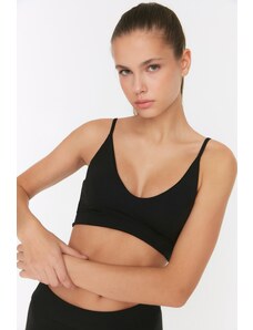 Trendyol Black Support/Shaping Strap Knitted Sports Bra