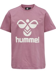 Hummel Тениска 'Tres' пепел от рози / бяло