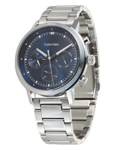 Calvin Klein Аналогов часовник 'Gauge' нейви синьо / сребърно