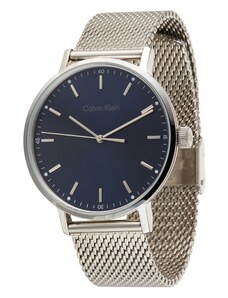 Calvin Klein Аналогов часовник нейви синьо / сребърно