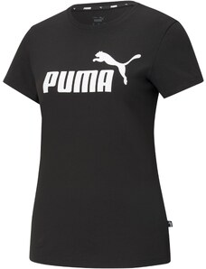 PUMA Функционална тениска 'Essential' черно / бяло
