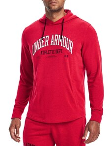 Суитшърт с качулка Under Armour UA Riva Try Athc Dept HD-RED