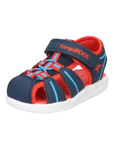 KangaROOS Отворени обувки 'K-GROBI' синьо / тъмносиньо / червено