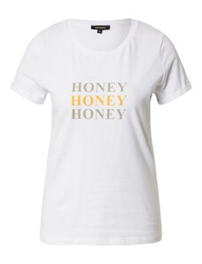 MORE & MORE Тениска мед / сиво / бяло