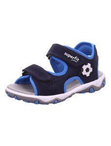 SUPERFIT Отворени обувки ''Mike 3.0' нейви синьо / лазурно синьо / черно / бяло