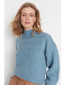 Дамски пуловер Trendyol Ecru