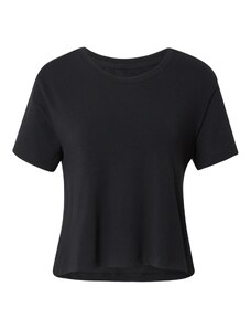 NIKE Функционална тениска черно / сребърно