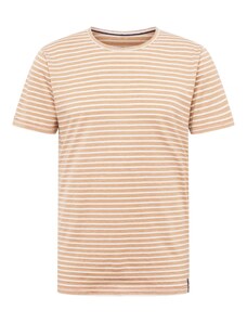 Key Largo Тениска 'DANILO' цвят "пясък" / черно / бяло