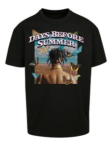 MT Upscale Тениска 'Days Before Summer' пъстро / черно