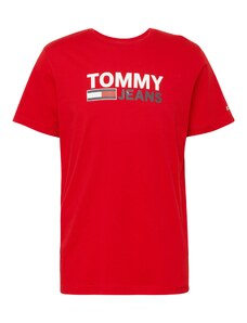 TOMMY HILFIGER Тениска морскосиньо / червено / бяло