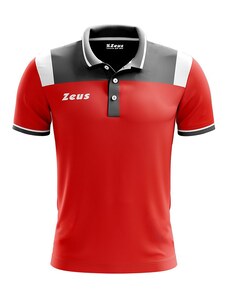 Детска Тениска ZEUS Polo Vesuvio Rosso/Dark Grey