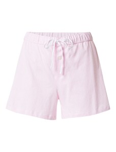 Lauren Ralph Lauren Панталон пижама розово / бяло