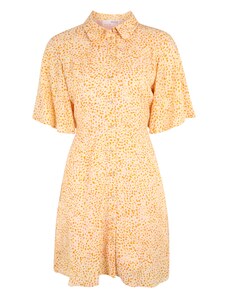 Selected Femme Petite Рокля тип риза 'JALINA' мед / светложълто / бледорозово