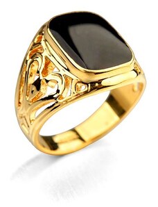 ARIUM Масивен пръстен за мъже Златен_8