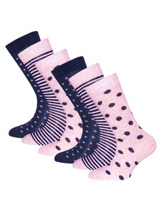 EWERS Къси чорапи морскосиньо / бледорозово