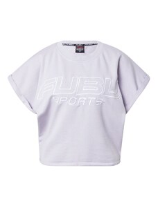 FUBU Тениска пастелнолилаво / бяло