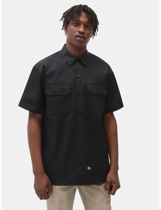 DICKIES Риза 'Work Shirt' антрацитно черно / черно