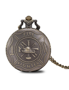 Pava Джобен часовник, пожарникар контрол CS584, ретро реколта модел