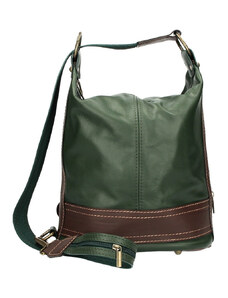 DELIS Дамска чанта Ingrid GT930, естествена кожа, зелена