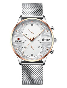 Мъжки часовник Reward CS1247, неръждаема стомана, сребърен