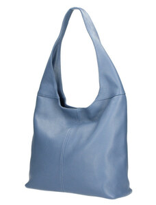 DELIS Дамска чанта, Arden GT1547, естествена кожа, синя