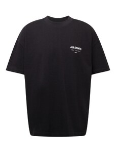 AllSaints Тениска 'Underground' черно / бяло